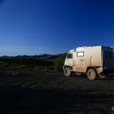 Schöner Übernachtungsplatz auf dem Dempster Highway. 
