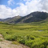 Über den Hatchers Pass gelangt man in eine alpine Gegend.
