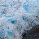 Wären wir vor 10 Jahren hier gewesen, hätten wir 2km weniger weit wandern müssen. Aber, was wird wohl in weiteren 10 Jahren vom Gletscher noch übrig sein?
