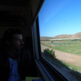 Unterwegs im Zug quer duch Marokko

