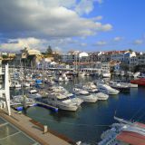 Hafen von Ciutadella, an der Westseite von Menorca
