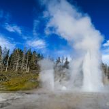 ...regelmässig ausbrechende Geysir der Welt. Über 10 Minuten dauerte die ganze Show.
