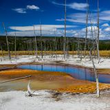 Und zum Schluss, weil's einfach so schön ist, noch der Opalescent Pool im Blacksand Basin. 
