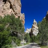 Die Abfahrt des Sheep Creek Geological Loops in der Flaming Gorge N.R.A. ist ein Muss!
