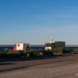 Der Stellplatz an der Playa Las Canteras ist fest in Schweizer Hand.
