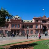 Gleich geblieben ist hingegen der Regierungssitz in der "Casa Rosada".
