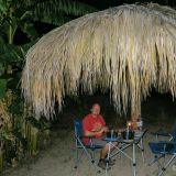 Eine Palapa für uns ganz alleine. 
