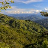 Tolle Aussichten entlang der Cordillera Central.
