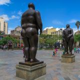 Im Zentrum von Medellín werden auf der Plaza Botero die Skulpturen des Künstlers Fernando Botero ausgestellt.
