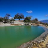 Hierve el Agua bei schönstem Winterwetter.
