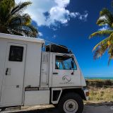 Nach soviel Kultur zieht es uns wieder hinaus in die Natur. Auf der Mex-180 vor Campeche treffen wir auf die Küste des Golfes von Mexiko.
