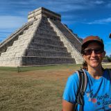 Ein kleines "Selfi" vor der Kukulkán-Pyramide zur Erinnerung. ;-)
