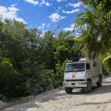 Nach den Tulum-Ruinen fahren wir ins "Reserva de la Biósfera Sian Ka'an".
