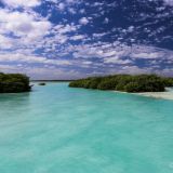 Farbenprächtige Lagunen im "Reserva de la Biósfera Sian Ka'an", einfach traumhaft schön. 
