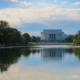 Was uns bleibt ist ein atemberaubender Blick auf das Abraham Lincoln Memorial ...
