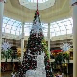 Weihnachtsstimmung in Savannah's Shoppingcenter.
