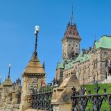 Auf dem Parliament-Hill steht das Centre Building als Teil des Regierungsviertels. Hier tagt seit 1876 das kanadische Parlament und bestimmt die politischen Geschicke Kanadas.
