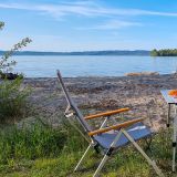 Bei Algomas am "Lake Superior" finden wir sogar einen Übernachtungsplatz mit eigenem Badestrand. Wir lieben einfach das "wilde" Campen, denn so schöne Plätze findet man selten auf einem Campingplatz. 
