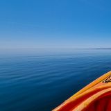 Jetzt geht es hinaus auf's offene Wasser am "Lake Superior", wo sich der "Pukaskwa National Park" befindet. 
