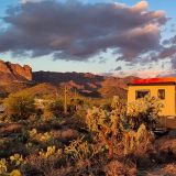 Auf dem Weg nach "Tucson" finden wir in den Kakteen einen richtig idyllischen Übernachtungsplatz. 
