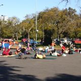 Ob jung oder alt: Street Gymnastik.
