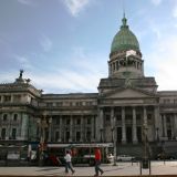 Das Kongressgebäude: Der Anlaufpunkt so mancher Demonstration in Buenos Aires
