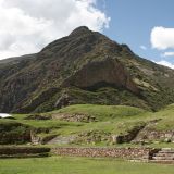 Zeremonienplatz bei der Ruine Chavin de Huantar
