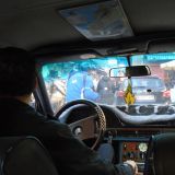 Zufahrt zu unserem Wohnquartier in Marrakech... irgendwann gings dann nur noch zu Fuss weiter...

